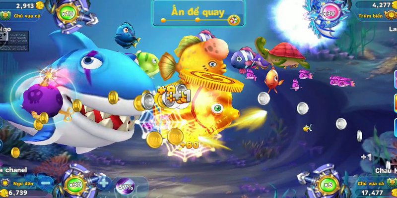 Game bắn cá sở hữu hệ thống cá và quái vật mới